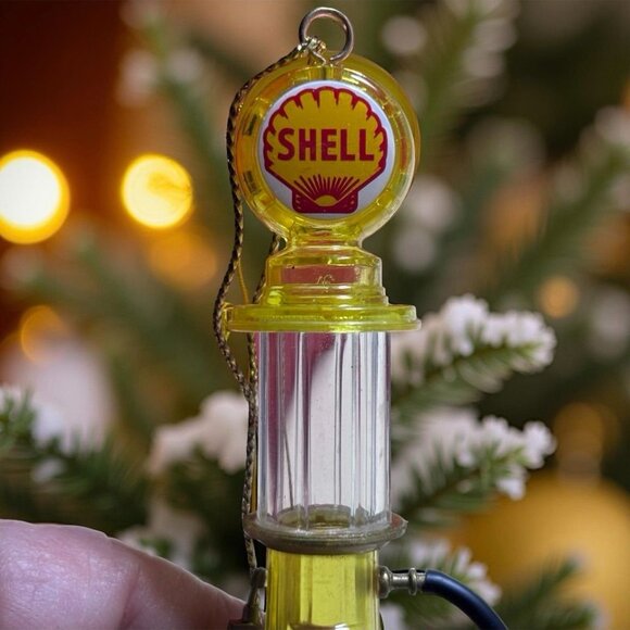 Shell Oil 1920s Gas Pump Ornaments – 6-Piece Vintage Style Collector Set by CTH - Picture 3 of 7